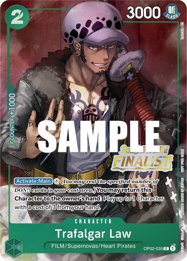 Trafalgar Law (Offline Regional 2023) [Finalist] [One Piece Promotion Cards] | Eastridge Sports Cards & Games