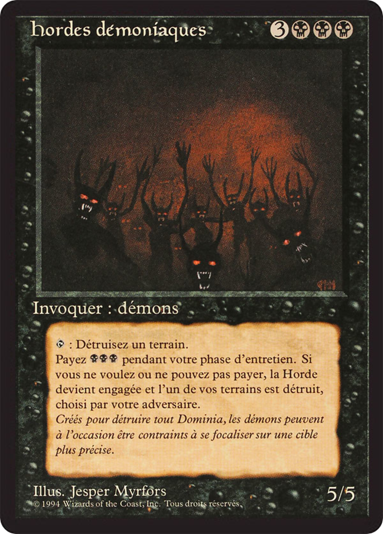 Demonic Hordes [Foreign Black Border] | Eastridge Sports Cards & Games