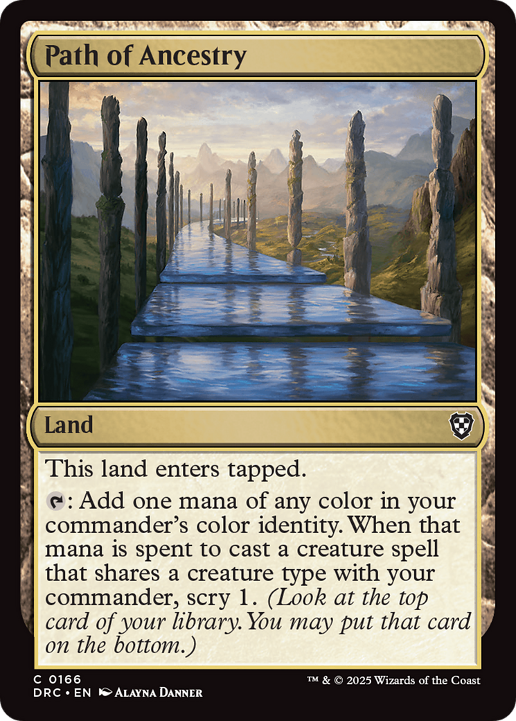 Path of Ancestry (0166) [Aetherdrift Commander] | Eastridge Sports Cards & Games