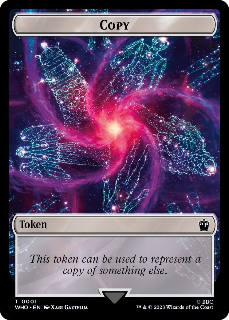 Copy // Beast Double-Sided Token [Doctor Who Tokens] | Eastridge Sports Cards & Games