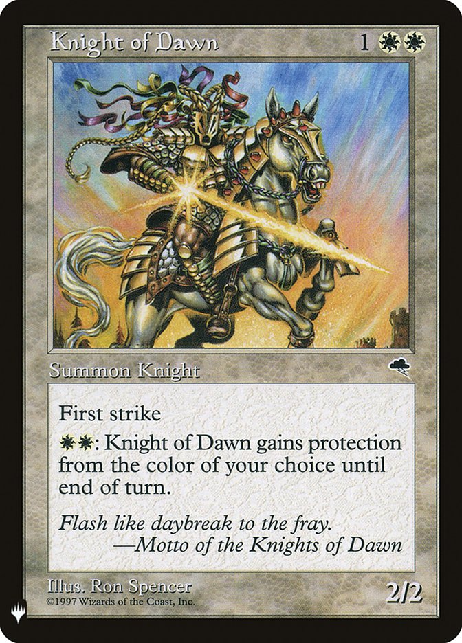 Knight of Dawn [Mystery Booster] | Eastridge Sports Cards & Games