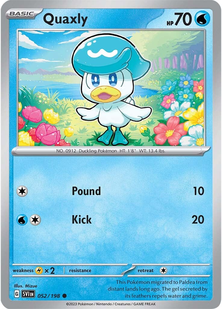 Quaxly (052/198) [Scarlet & Violet: Base Set] | Eastridge Sports Cards & Games