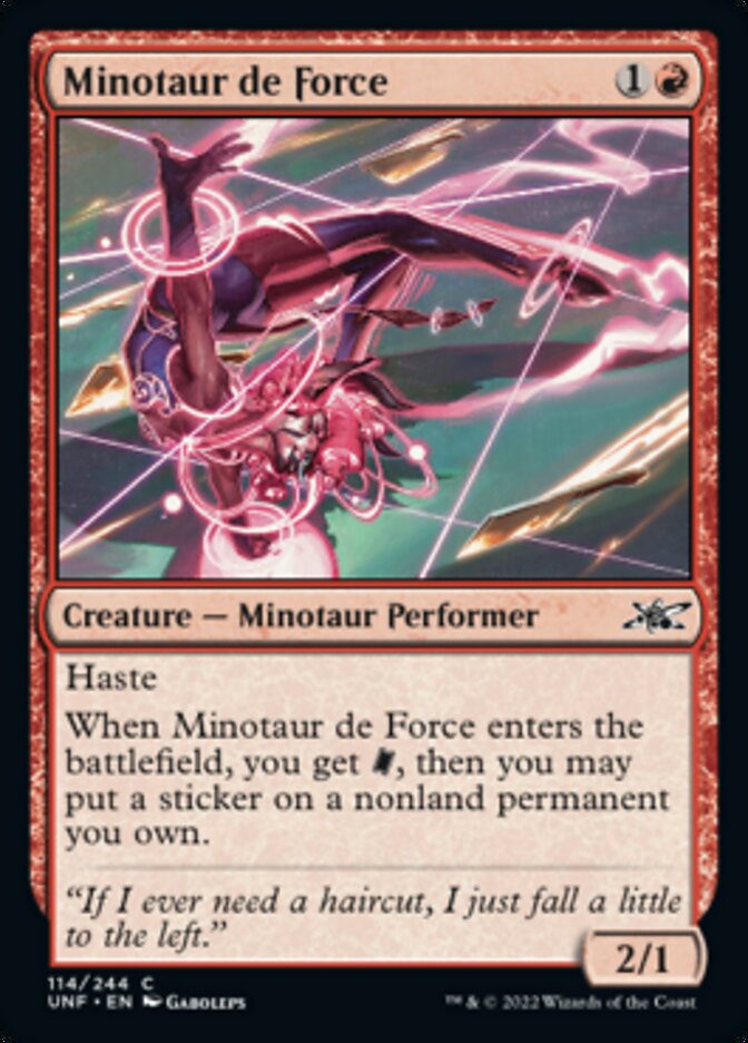 Minotaur de Force [Unfinity] | Eastridge Sports Cards & Games