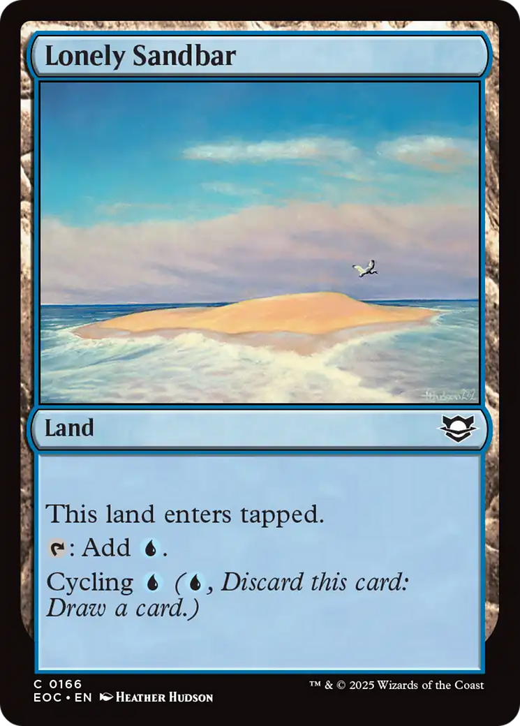 Lonely Sandbar [Edge of Eternities Commander] | Eastridge Sports Cards & Games