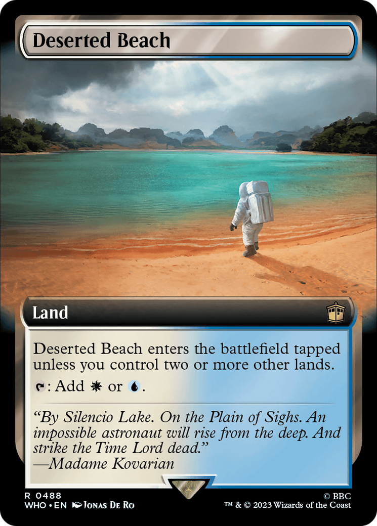 Deserted Beach (Extended Art) [Doctor Who] | Eastridge Sports Cards & Games