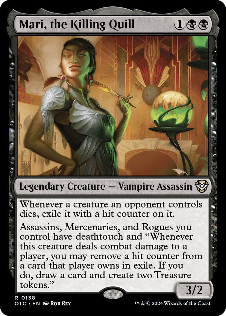 Mari, the Killing Quill [Outlaws of Thunder Junction Commander] | Eastridge Sports Cards & Games