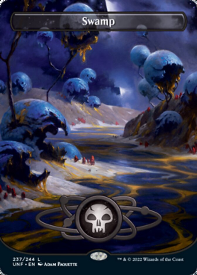 Swamp (237) (Planetary Space-ic Land) [Unfinity] | Eastridge Sports Cards & Games