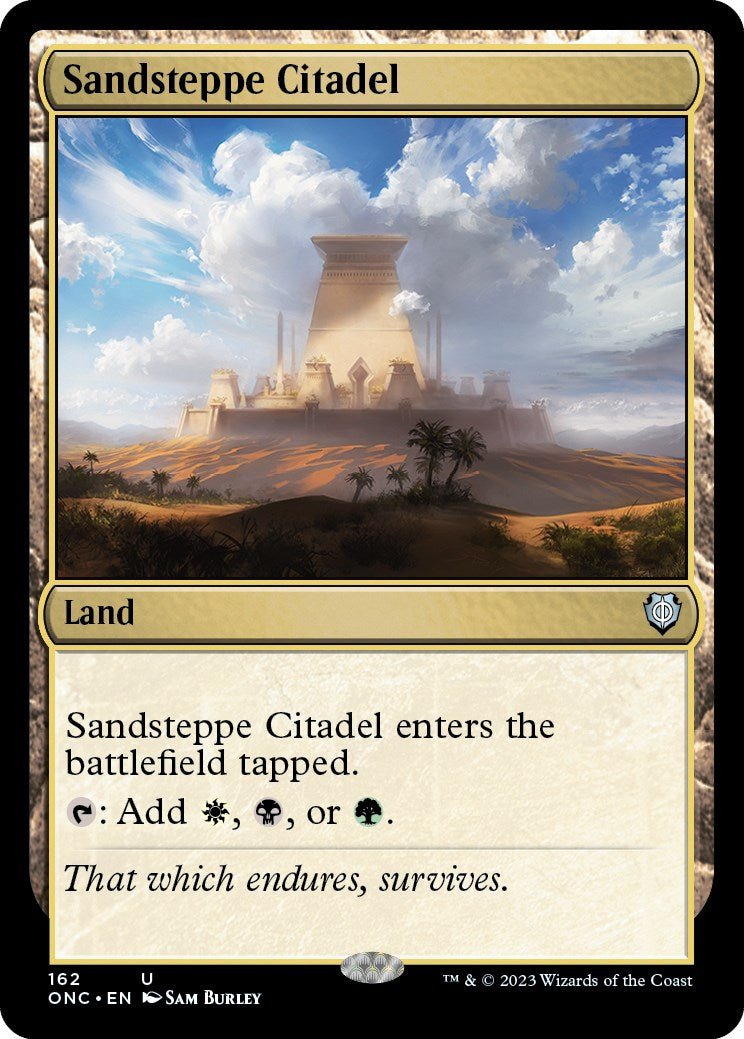 Sandsteppe Citadel [Phyrexia: All Will Be One Commander] | Eastridge Sports Cards & Games