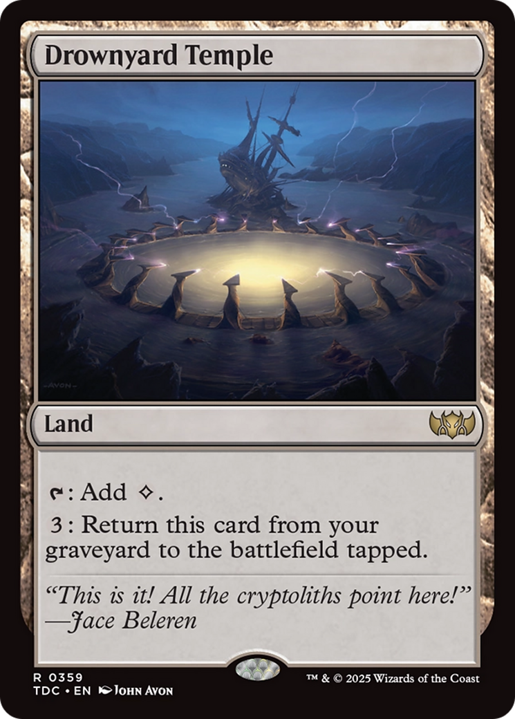 Drownyard Temple [Tarkir: Dragonstorm Commander] | Eastridge Sports Cards & Games