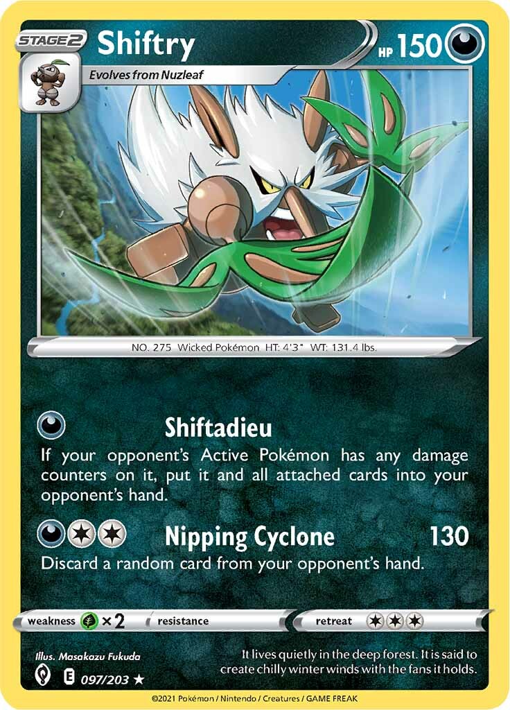 Shiftry (097/203) [Sword & Shield: Evolving Skies] | Eastridge Sports Cards & Games