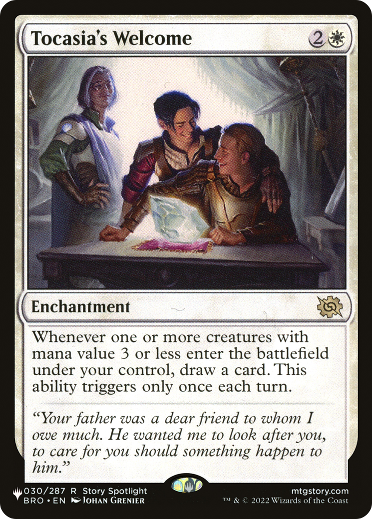 Tocasia's Welcome [The List] | Eastridge Sports Cards & Games
