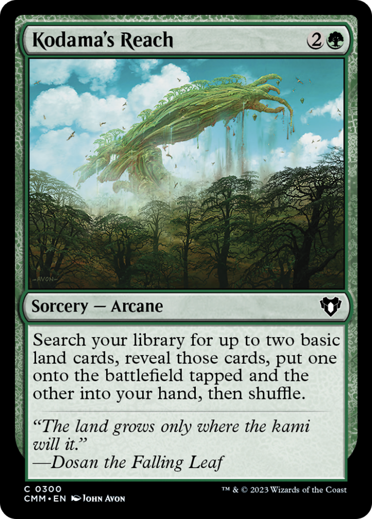 Kodama's Reach [Commander Masters] | Eastridge Sports Cards & Games