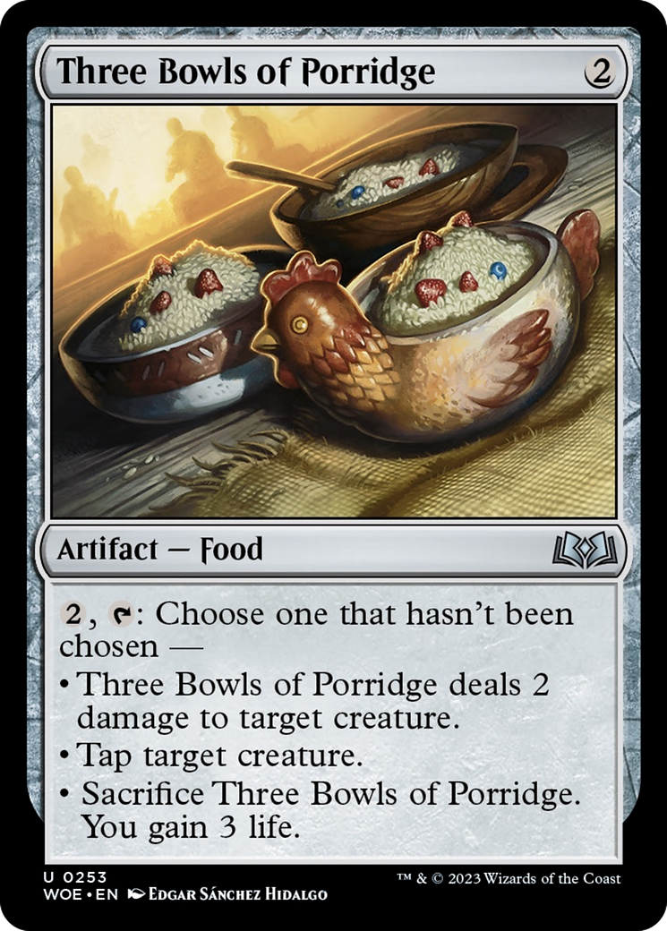 Three Bowls of Porridge [Wilds of Eldraine] | Eastridge Sports Cards & Games