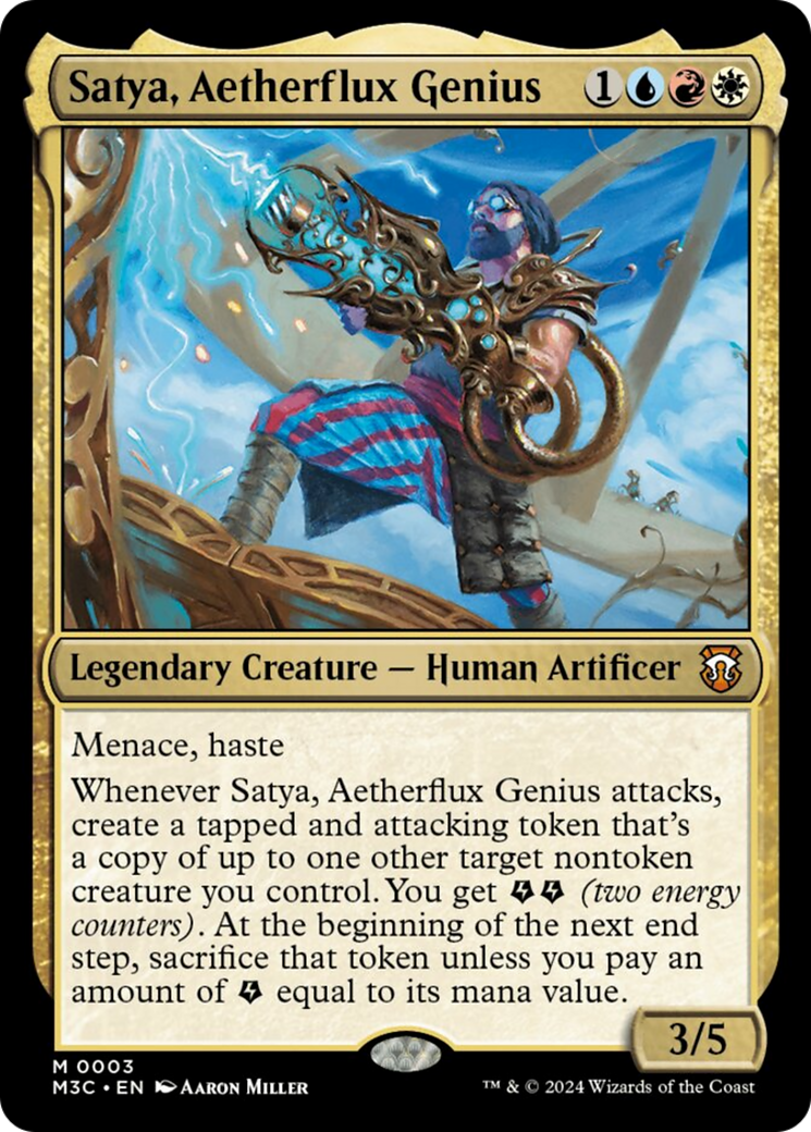 Satya, Aetherflux Genius [Modern Horizons 3 Commander] | Eastridge Sports Cards & Games