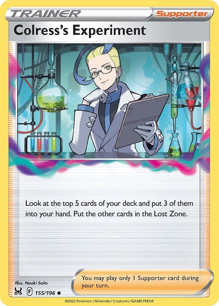 Colress's Experiment (155/196) [Sword & Shield: Lost Origin] | Eastridge Sports Cards & Games