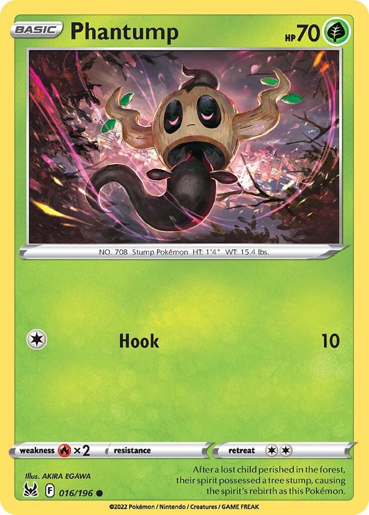 Phantump (016/196) [Sword & Shield: Lost Origin] | Eastridge Sports Cards & Games