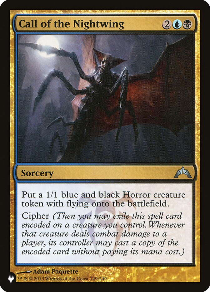 Call of the Nightwing [The List] | Eastridge Sports Cards & Games
