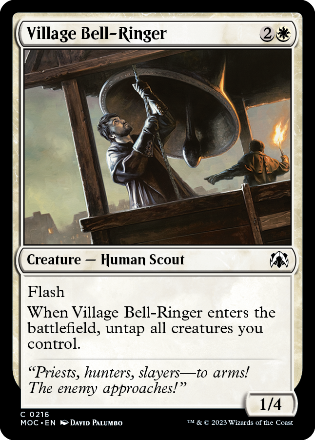 Village Bell-Ringer [March of the Machine Commander] | Eastridge Sports Cards & Games