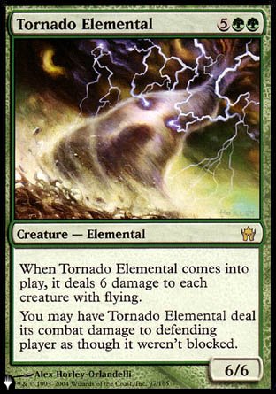 Tornado Elemental [The List] | Eastridge Sports Cards & Games