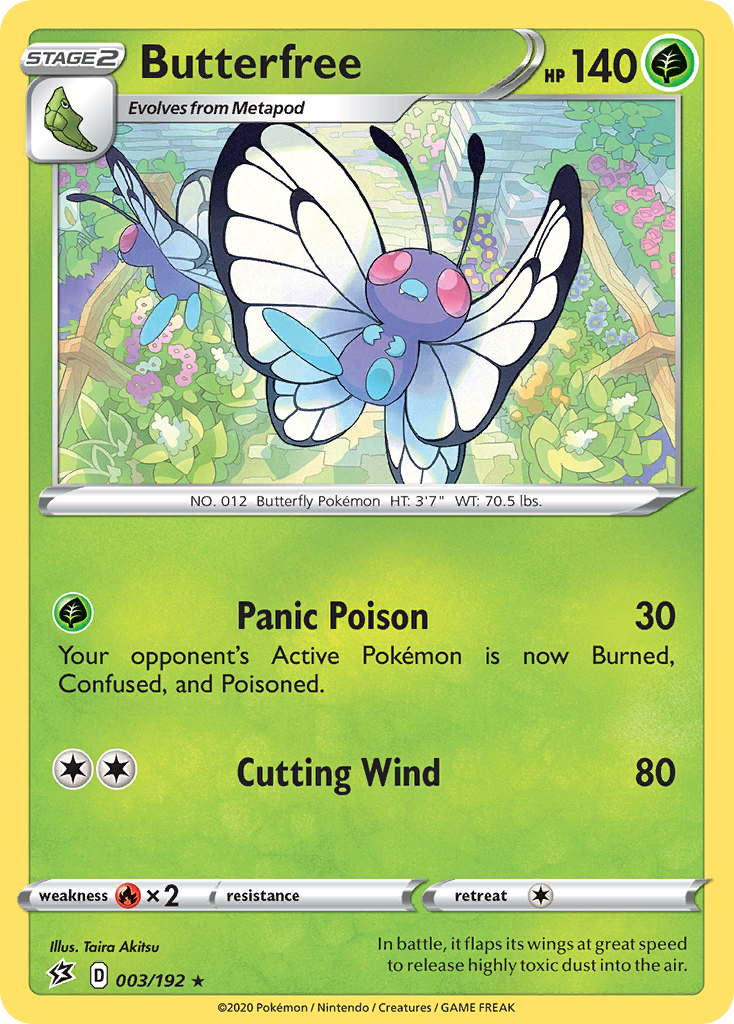 Butterfree (003/192) [Sword & Shield: Rebel Clash] | Eastridge Sports Cards & Games