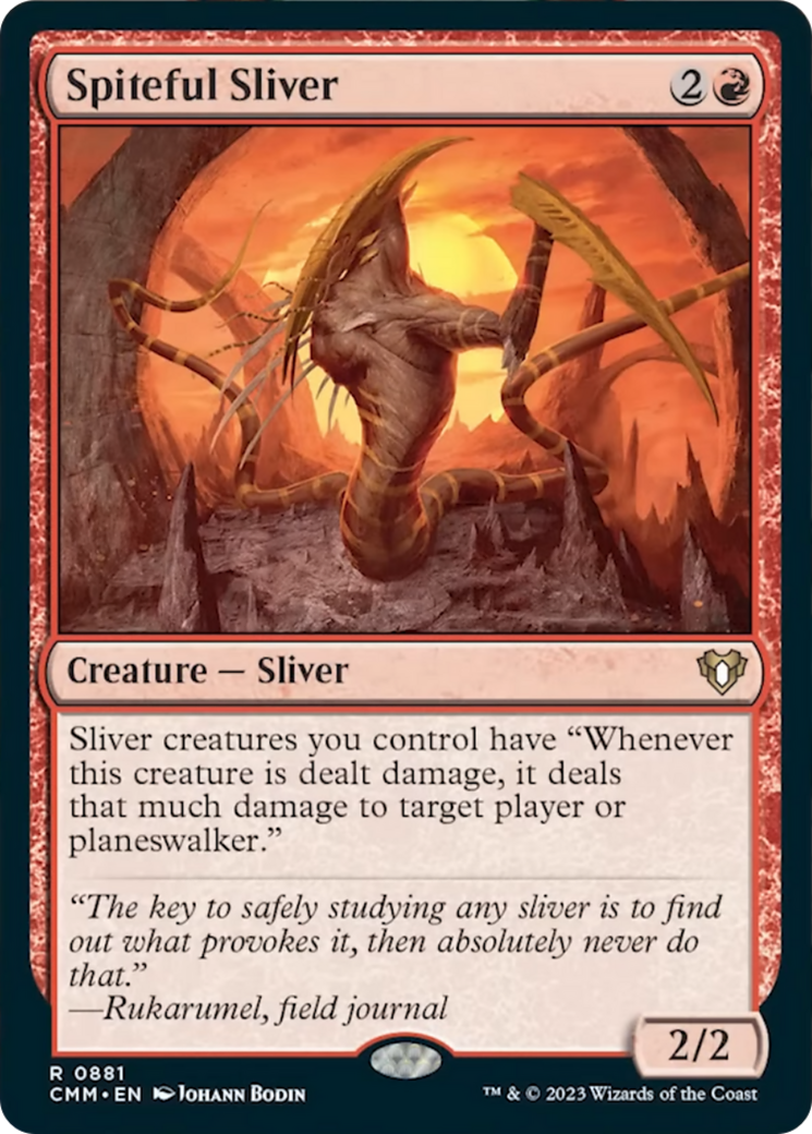 Spiteful Sliver [Commander Masters] | Eastridge Sports Cards & Games