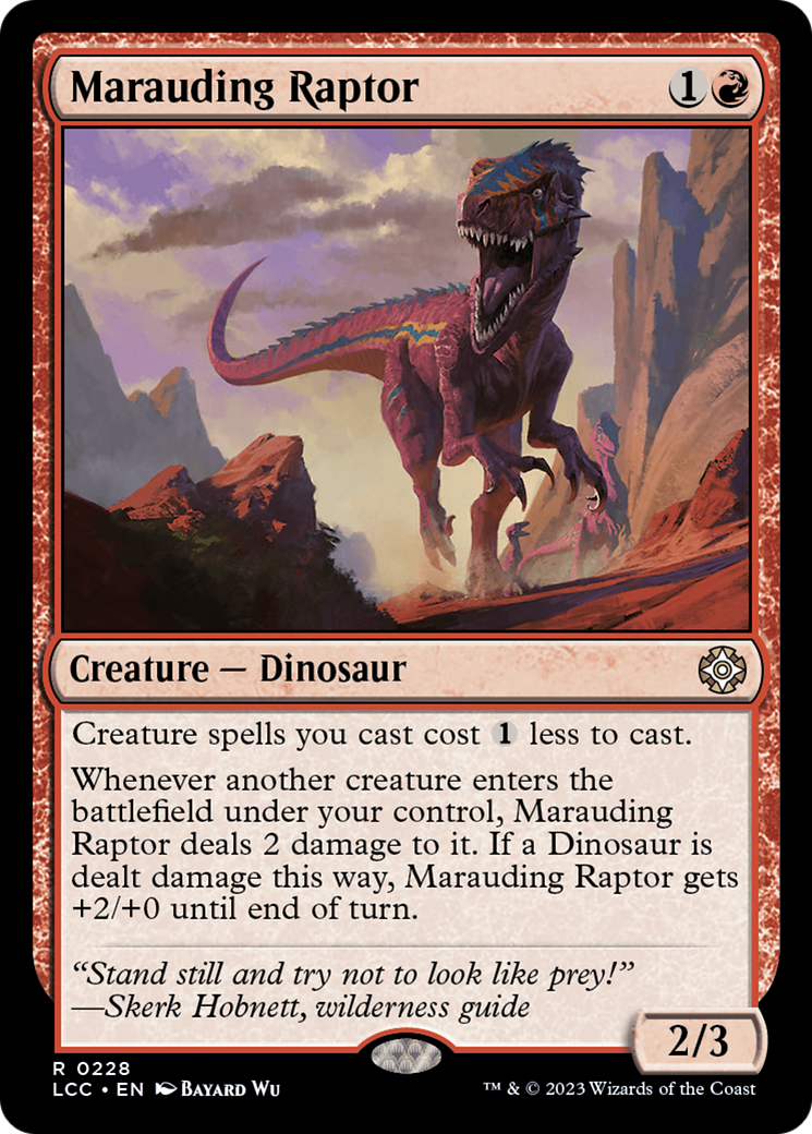 Marauding Raptor [The Lost Caverns of Ixalan Commander] | Eastridge Sports Cards & Games