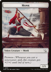 Monk // Spirit (13) Double-Sided Token [March of the Machine Tokens] | Eastridge Sports Cards & Games