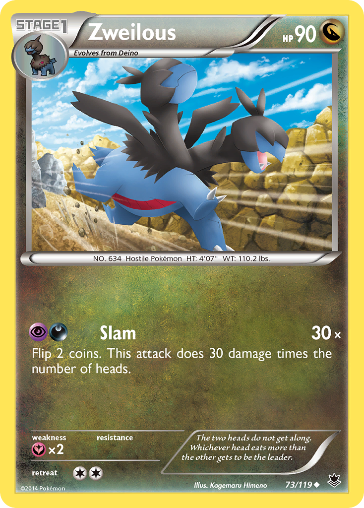 Zweilous (73/119) [XY: Phantom Forces] | Eastridge Sports Cards & Games