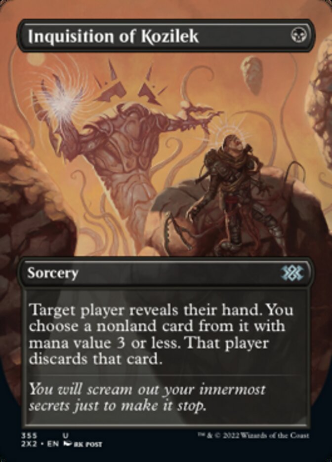 Inquisition of Kozilek (Borderless Alternate Art) [Double Masters 2022] | Eastridge Sports Cards & Games