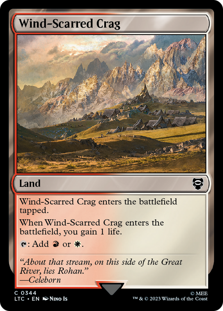 Wind-Scarred Crag [The Lord of the Rings: Tales of Middle-Earth Commander] | Eastridge Sports Cards & Games