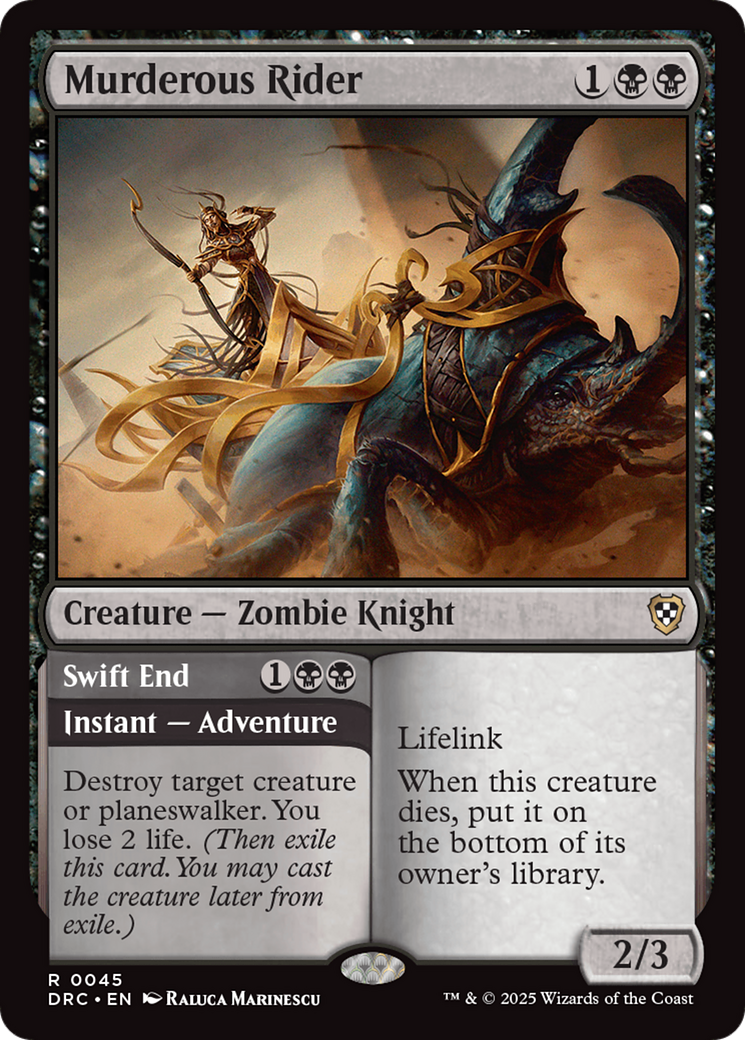 Murderous Rider [Aetherdrift Commander] | Eastridge Sports Cards & Games