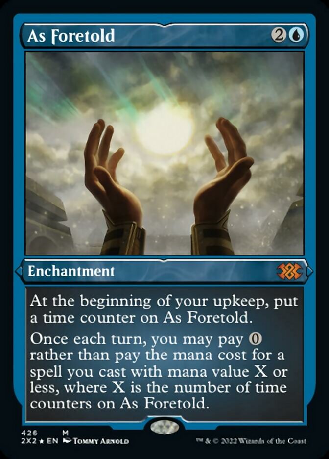 As Foretold (Foil Etched) [Double Masters 2022] | Eastridge Sports Cards & Games