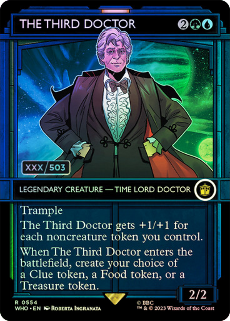 The Third Doctor (Serial Numbered) [Doctor Who] | Eastridge Sports Cards & Games