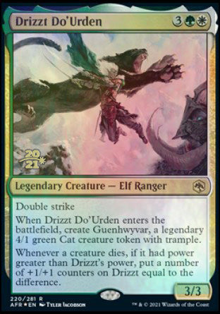 Drizzt Do'Urden [Dungeons & Dragons: Adventures in the Forgotten Realms Prerelease Promos] | Eastridge Sports Cards & Games