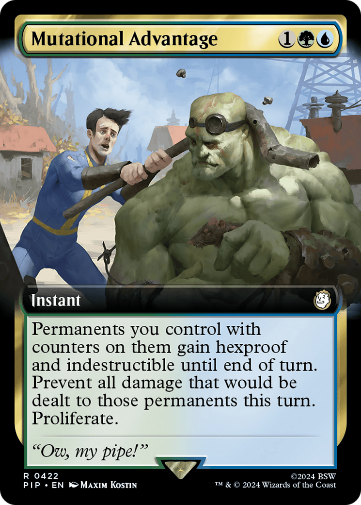 Mutational Advantage (Extended Art) [Fallout] | Eastridge Sports Cards & Games