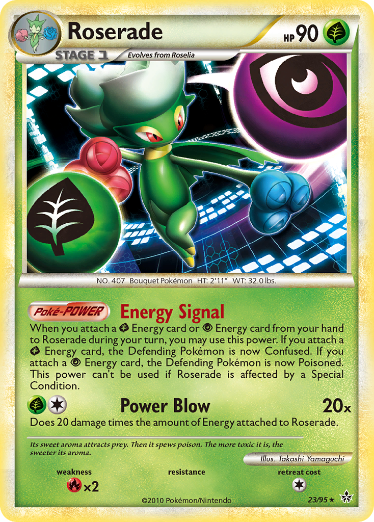 Roserade (23/95) [HeartGold & SoulSilver: Unleashed] | Eastridge Sports Cards & Games