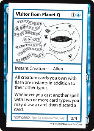 Visitor from Planet Q (2021 Edition) [Mystery Booster Playtest Cards] | Eastridge Sports Cards & Games