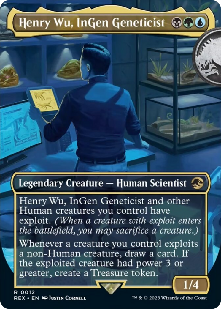 Henry Wu, InGen Geneticist (Borderless) [Jurassic World Collection] | Eastridge Sports Cards & Games