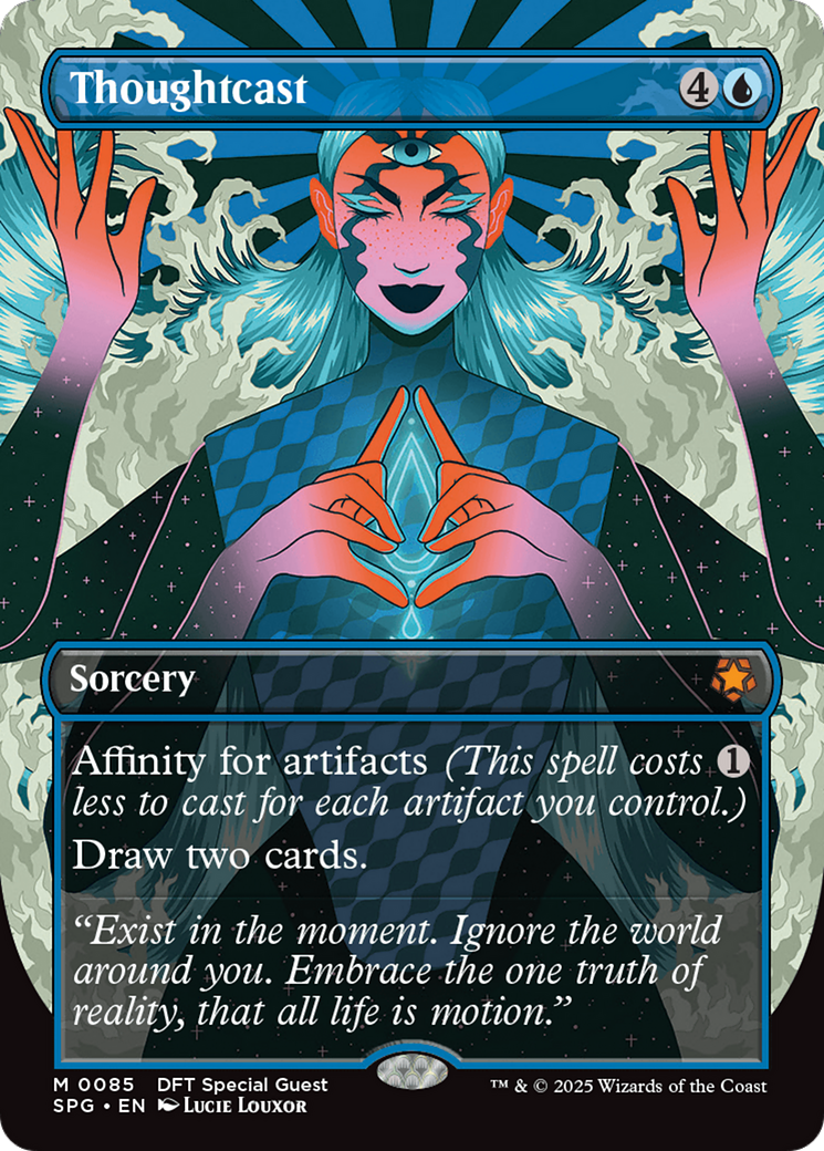 Thoughtcast (Borderless) [Aetherdrift Special Guests] | Eastridge Sports Cards & Games