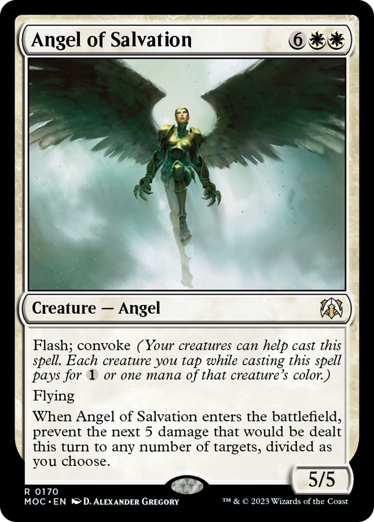 Angel of Salvation [March of the Machine Commander] | Eastridge Sports Cards & Games