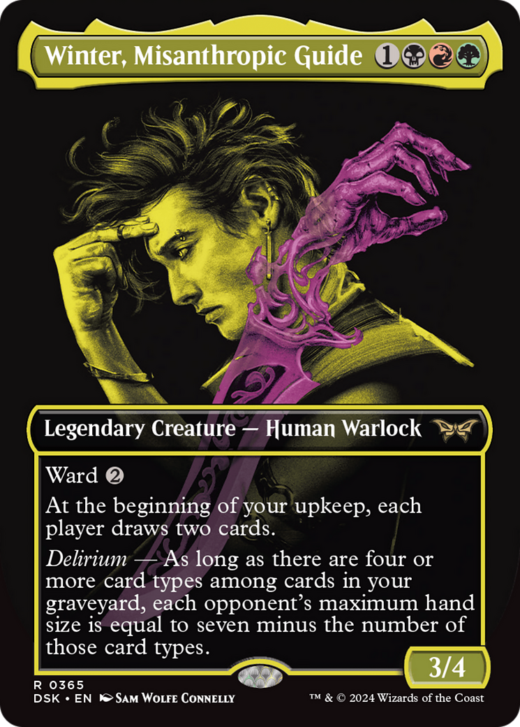 Winter, Misanthropic Guide (Showcase) [Duskmourn: House of Horror] | Eastridge Sports Cards & Games