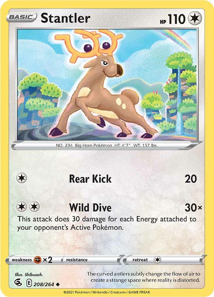 Stantler (208/264) [Sword & Shield: Fusion Strike] | Eastridge Sports Cards & Games