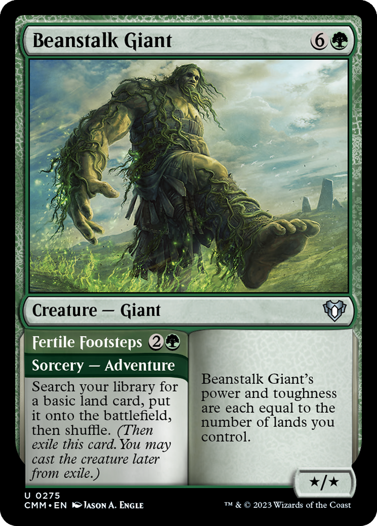 Beanstalk Giant // Fertile Footsteps [Commander Masters] | Eastridge Sports Cards & Games