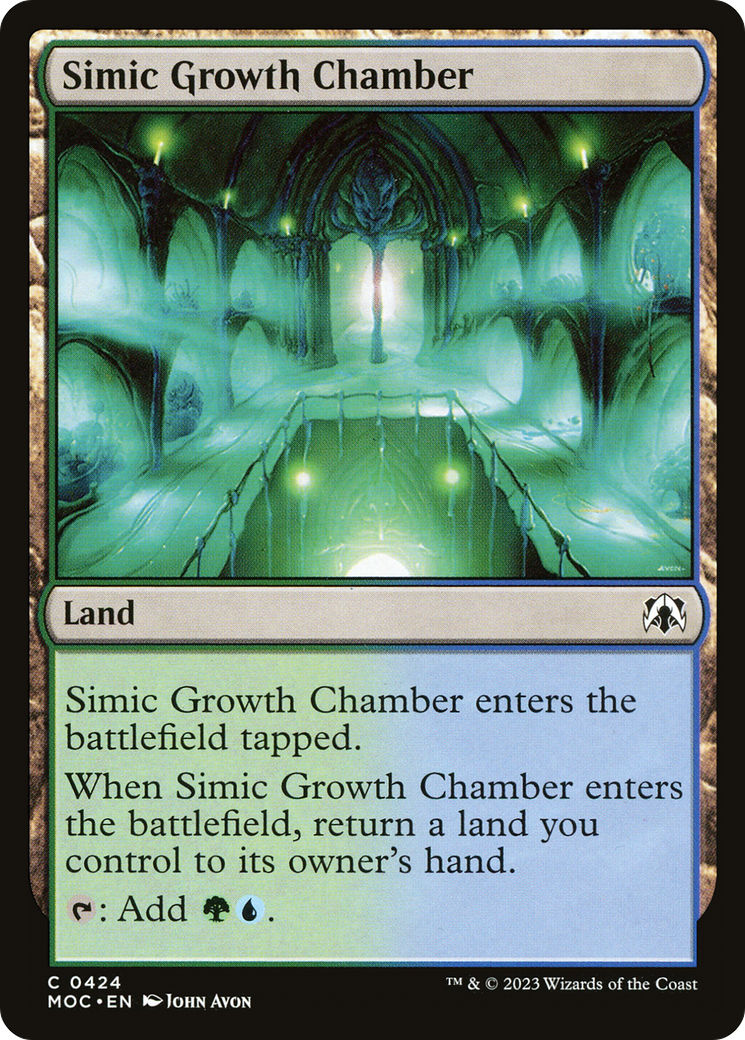 Simic Growth Chamber [March of the Machine Commander] | Eastridge Sports Cards & Games