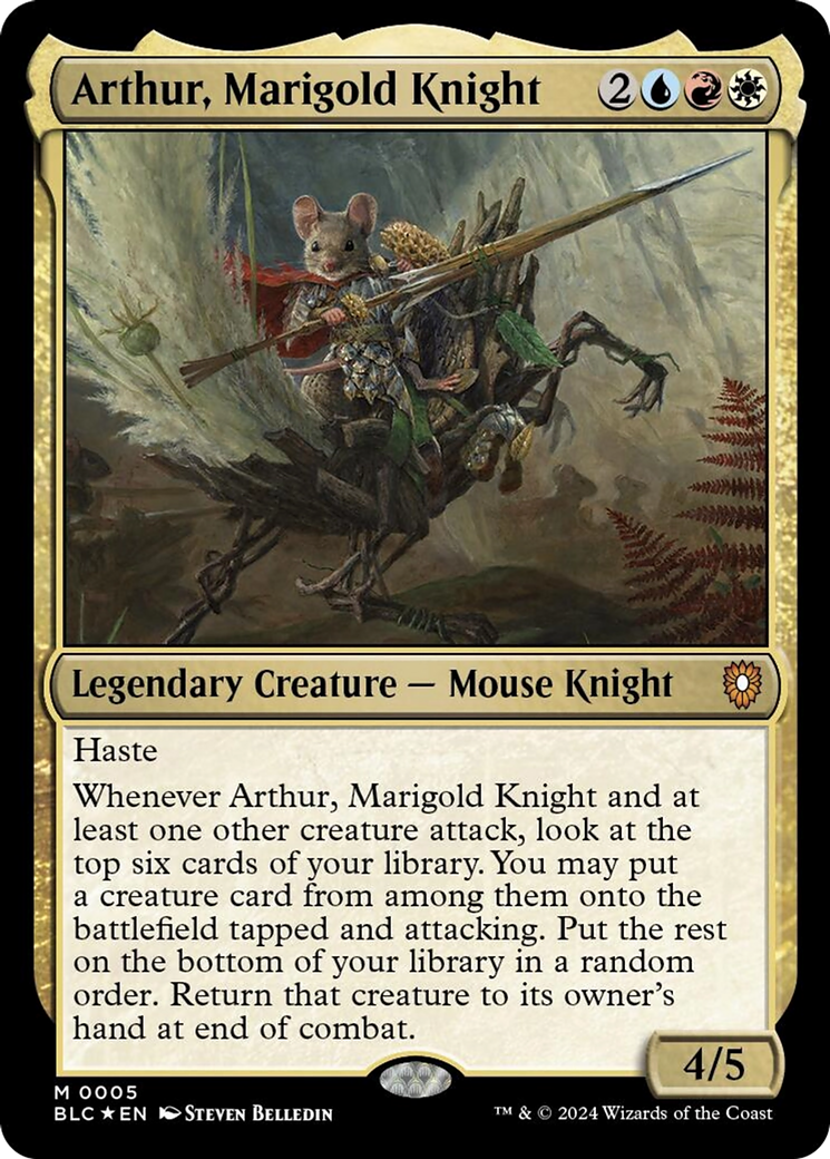 Arthur, Marigold Knight [Bloomburrow Commander] | Eastridge Sports Cards & Games