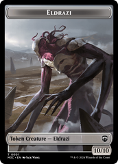 Spirit (Ripple Foil) // Eldrazi Double-Sided Token [Modern Horizons 3 Commander Tokens] | Eastridge Sports Cards & Games