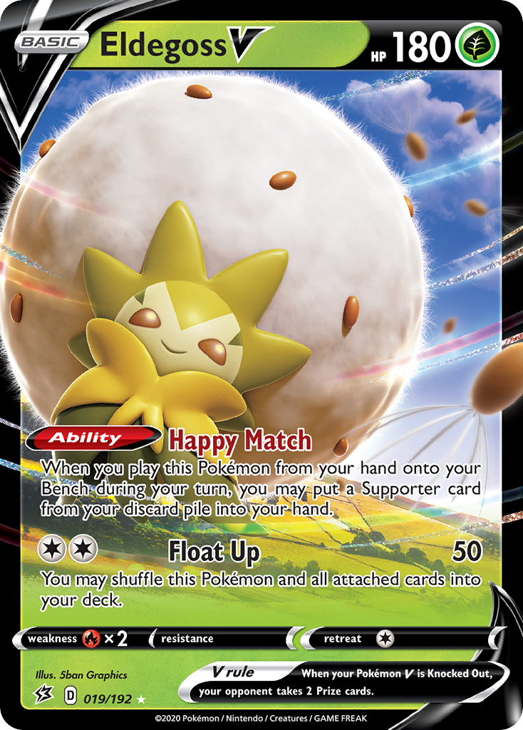 Eldegoss V (019/192) [Sword & Shield: Rebel Clash] | Eastridge Sports Cards & Games