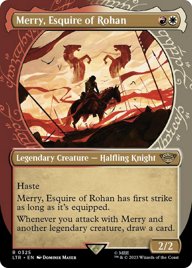 Merry, Esquire of Rohan (Showcase Ring Frame) [The Lord of the Rings: Tales of Middle-Earth] | Eastridge Sports Cards & Games