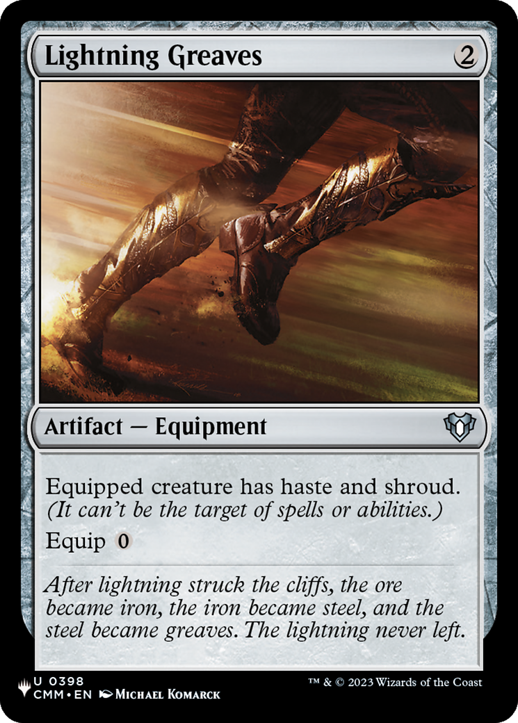 Lightning Greaves (CMM) [The List] | Eastridge Sports Cards & Games