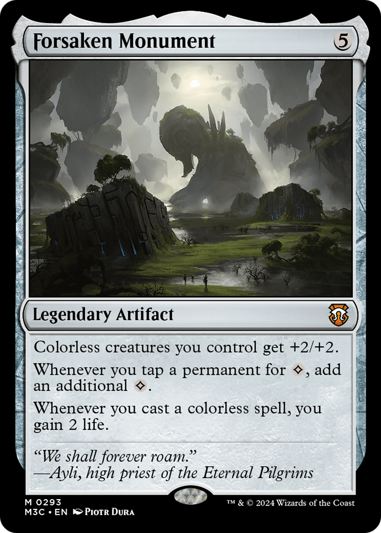 Forsaken Monument (Ripple Foil) [Modern Horizons 3 Commander] | Eastridge Sports Cards & Games